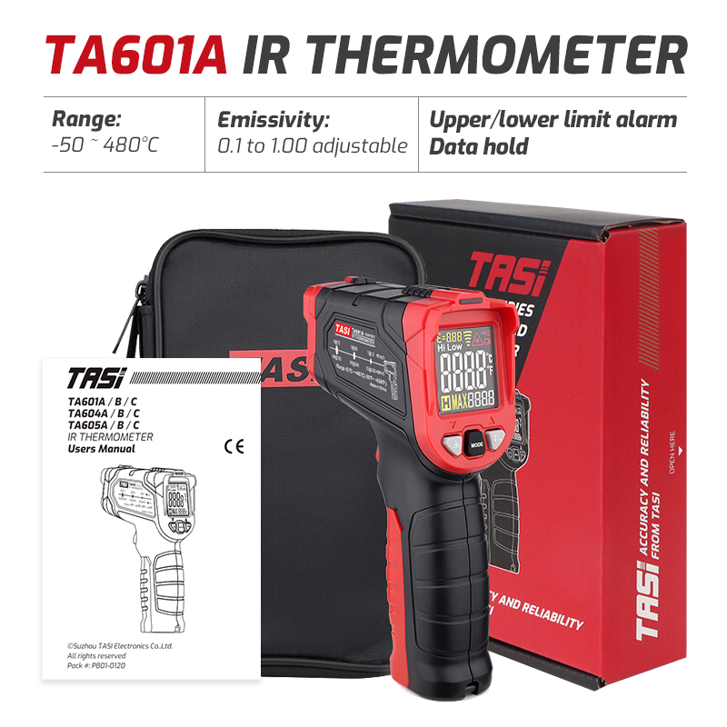 Industrial Laser Temperature Gun - TA601A TA601B TA601C เครื่องวัดอุณหภูมิอินฟราเรด เลเซอร์ IR
