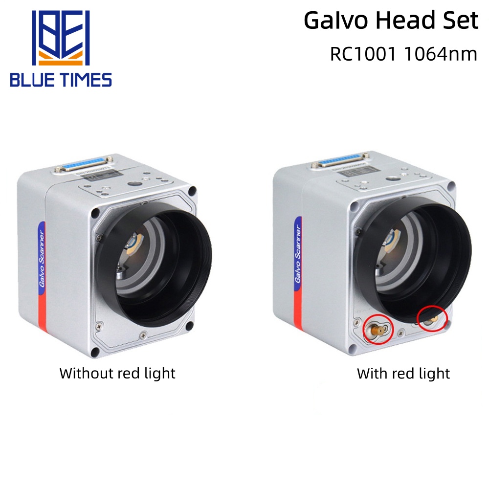 Galvo Scan Head - ชุดหัวสแกนไฟเบอร์เลเซอร์ Bluetimes RC1001 ขนาด 10.6um &