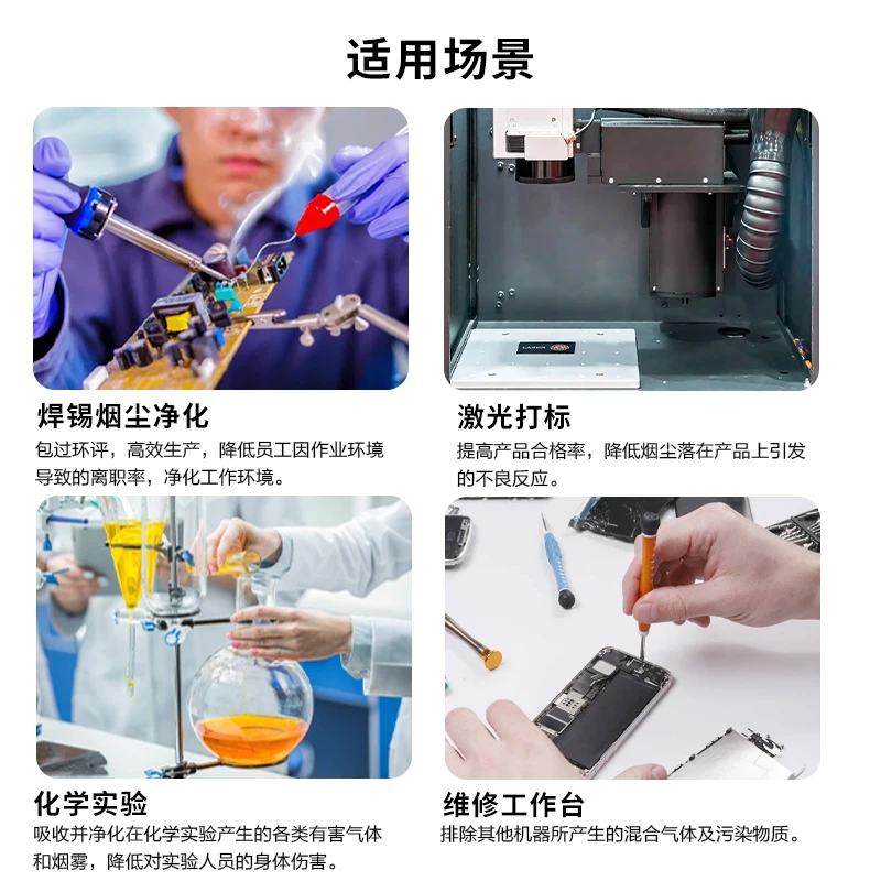 Industrial Laser Solder Iron - เครื่องกรองควันบัดกรี, เครื่องมือทำเครื่องหมายด้วยเลเซอร์, เครื่องดูดฝุ่นบัดกรีอุตสาหกรรม, เครื่องกำจัดกลิ่นควัน
