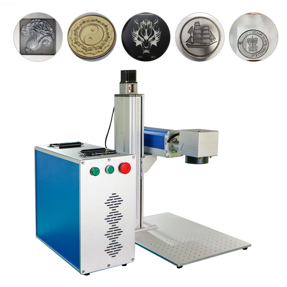 Industrial Laser Engraver For Metal - เครื่องแกะสลักเลเซอร์ไฟเบอร์ Raycus 2.5D สำหรับงานแกะสลักลึกแบบนูน สำหรับการสลักอุตสาหกรรมบนโลหะ พลาสติก