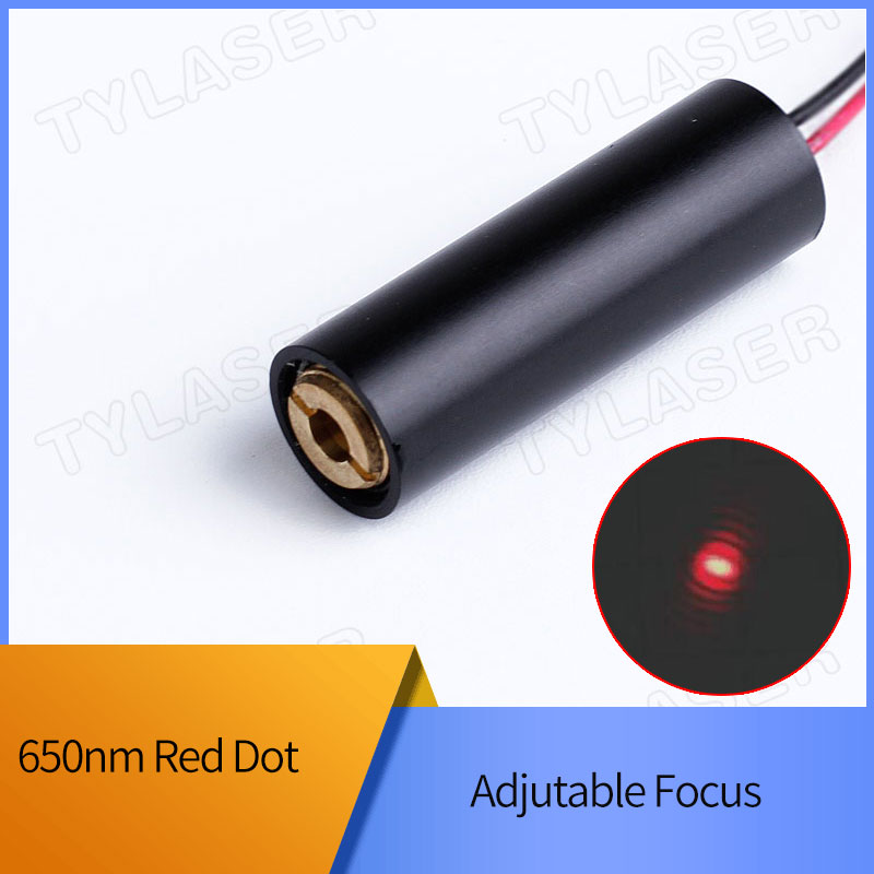 Industrial Laser Diode - D10X30mm ปรับโฟกัส650nm 1MW 5MW 10MW 30MW