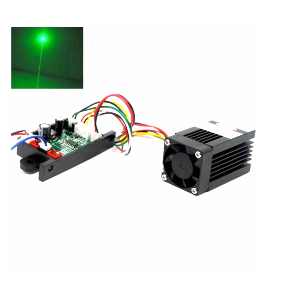 Industrial Laser Diode - อุตสาหกรรม532nm 80Mw-100Mw ลายจุดสีเขียว Ray เลเซอร์ไดโอดเลเซอร์โมดูล12V W