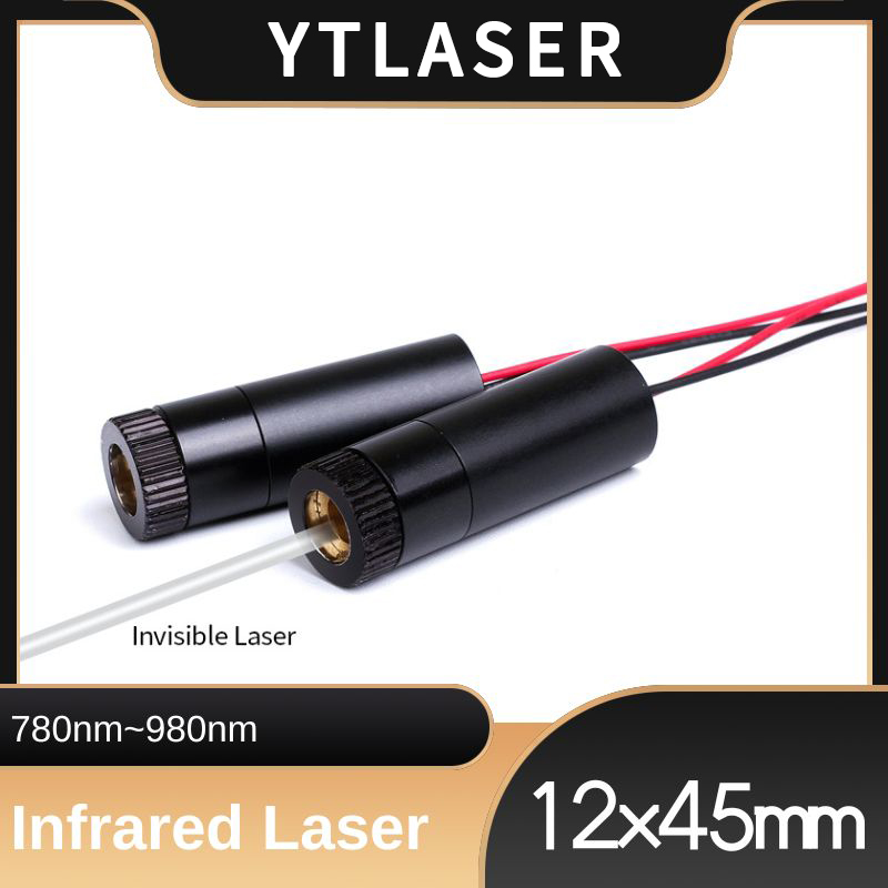 Industrial Laser Diode - D12X45mm ปรับโฟกัส 780nm 830nm 850nm 905nm