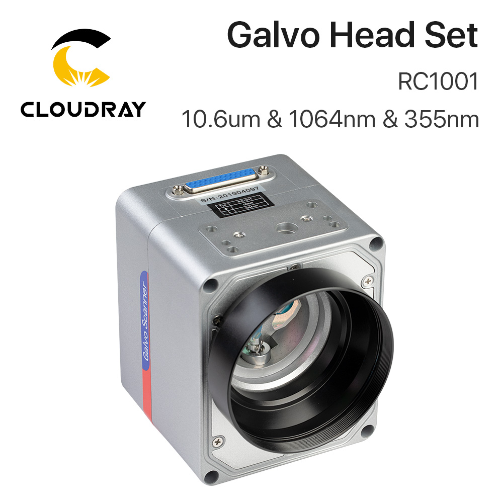 Galvo Scan Head - Cloudray RC1001เลเซอร์สแกน Galvanize ชุด10.6um & 1064nm