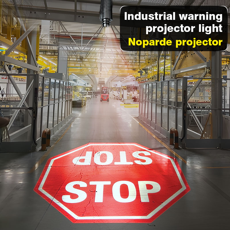 Industrial Laser Projector - โปรเจคเตอร์ป้ายหยุด LED แบบกำหนดเอง Noparde กันน้ำระดับ IP65