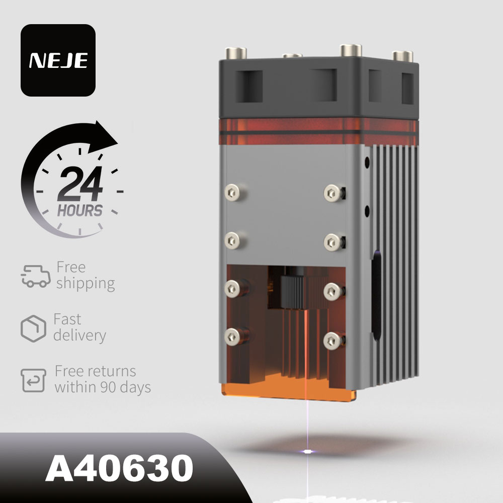 Industrial Laser Diode - ชุดอุปกรณ์เครื่องแกะสลักและตัดด้วยเลเซอร์ไดโอด NEJE 7W สำหรับงาน DIY ระดับมืออาชีพ