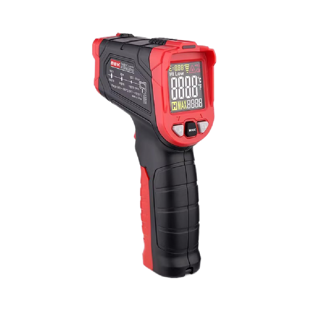 Industrial Laser Temperature Gun - เครื่องวัดอุณหภูมิอินฟราเรดแบบดิจิตอลพกพา พร้อมจอ LCD แสดงผลด้วยเลเซอร์