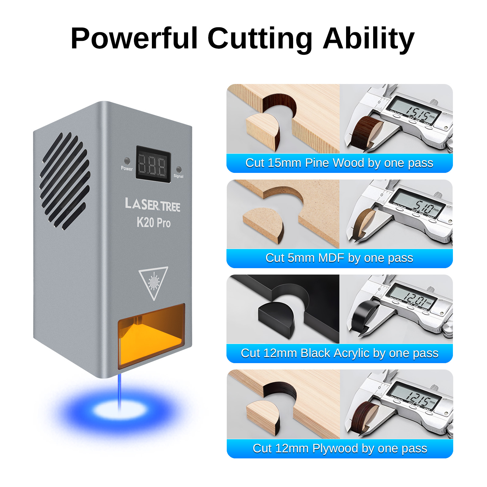 เลเซอร์ต้นไม้ K20 20W Optical  - Industrial Laser Diode บทวิจารณ์และราคา