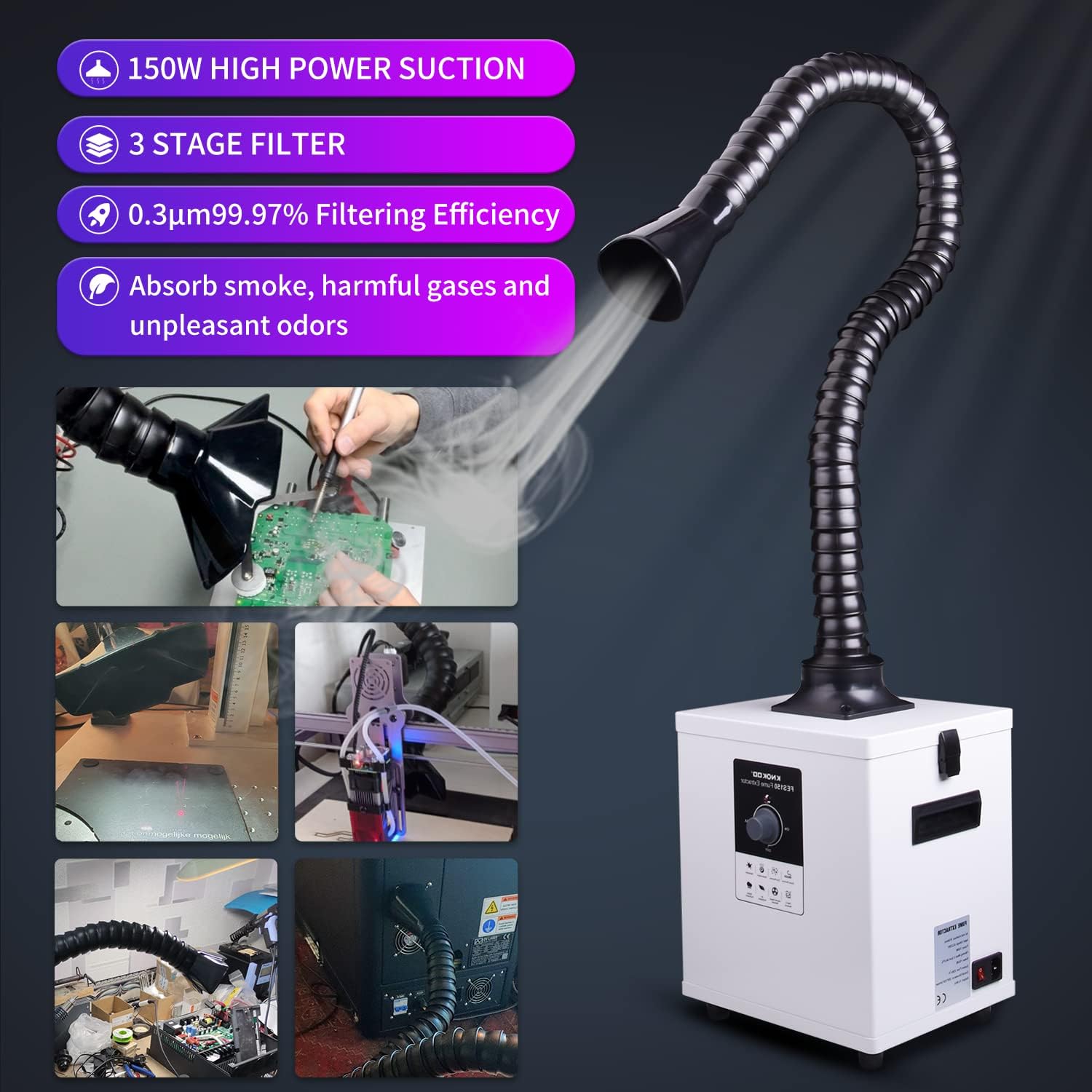 เครื่องดูดควันอุตสาหกรรม KNOKO - Industrial Laser Printing บทวิจารณ์และราคา
