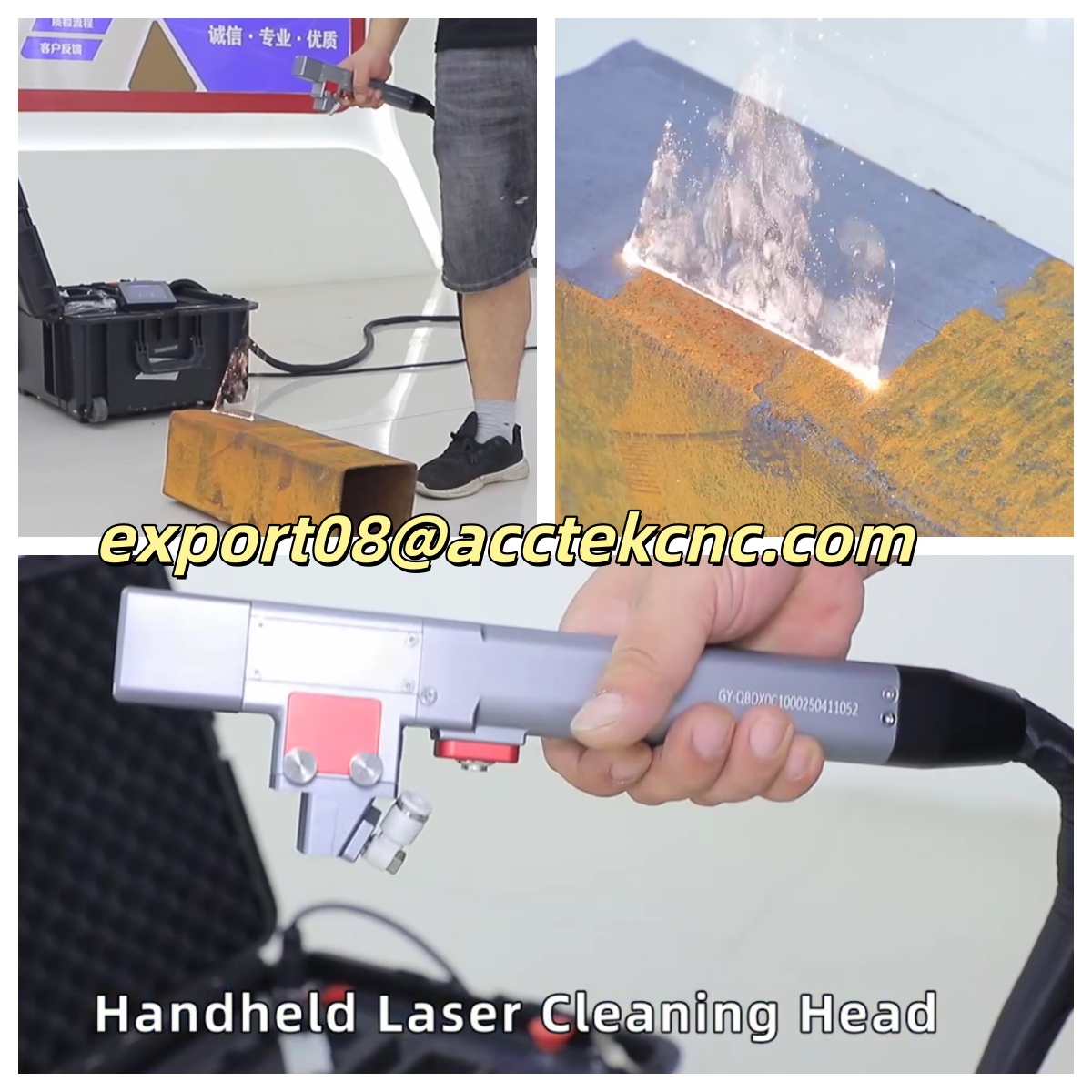 เครื่องทำความสะอาดด้วยเลเซอร์  - Industrial Laser Cleaning Machine บทวิจารณ์และราคา