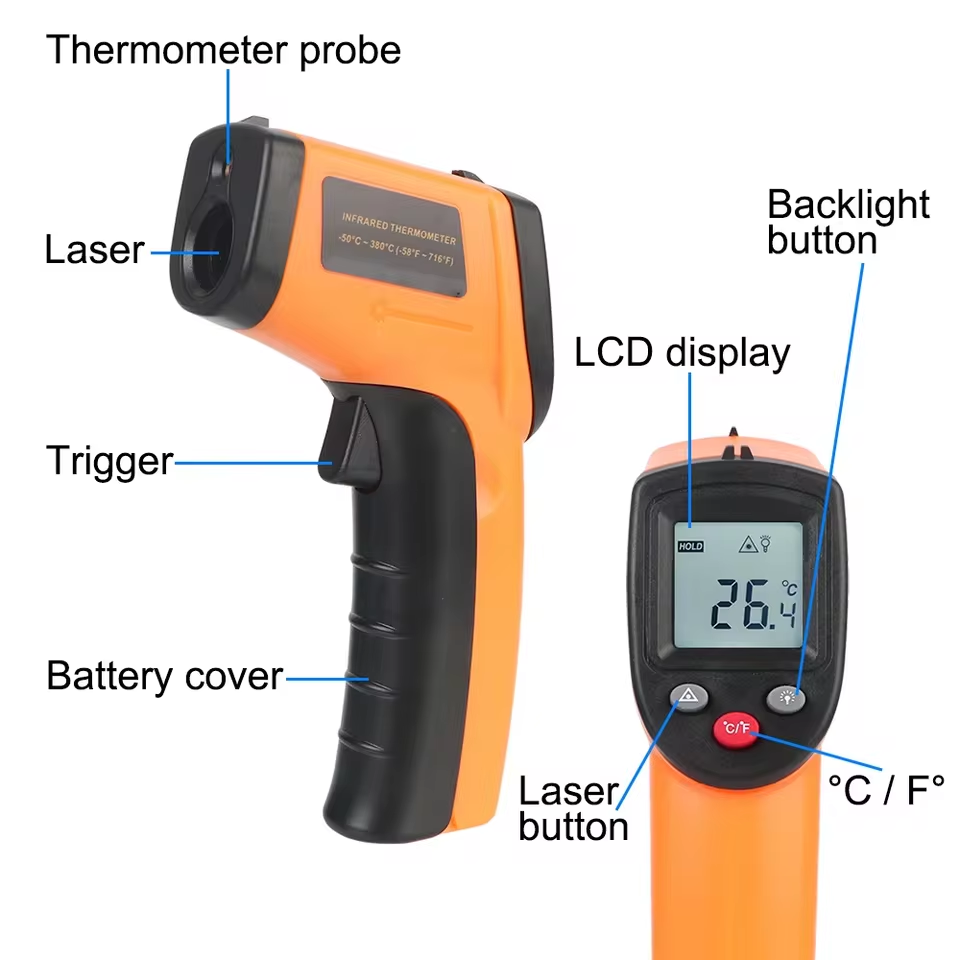 ใหม่ T600 T600A เครื่องวัดอุณห - Industrial Laser Temperature Gun บทวิจารณ์และราคา