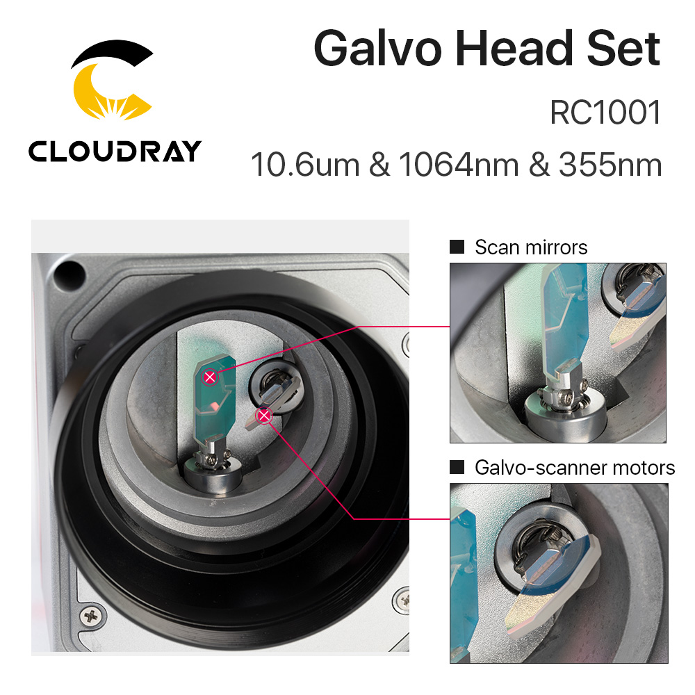 Cloudray RC1001เลเซอร์สแกน Gal - Galvo Scan Head บทวิจารณ์และราคา