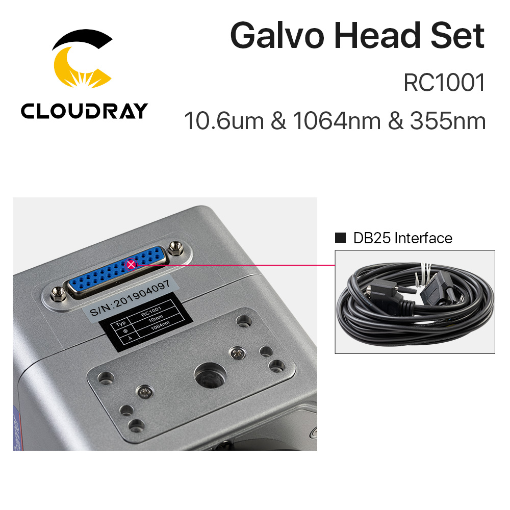 Cloudray RC1001เลเซอร์สแกน Gal - Galvo Scan Head บทวิจารณ์และราคา