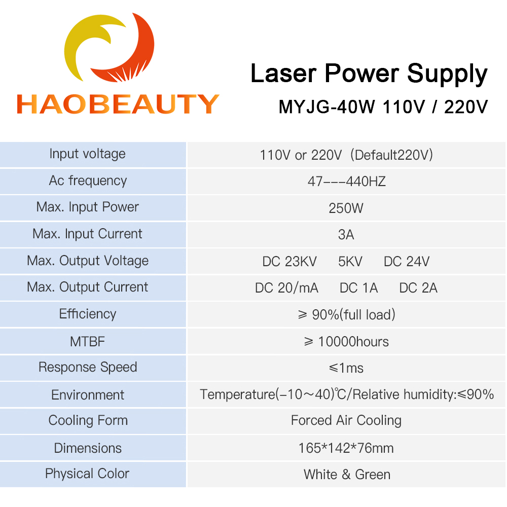 HAOBEAUTY MYJG-40 CO2 เลเซอร์แ - Industrial Laser Cutter บทวิจารณ์และราคา