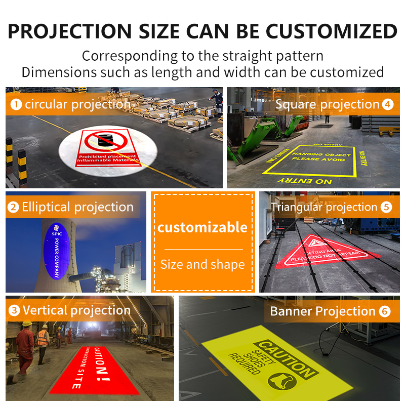 โปรเจคเตอร์ป้ายหยุด LED แบบกำห - Industrial Laser Projector บทวิจารณ์และราคา