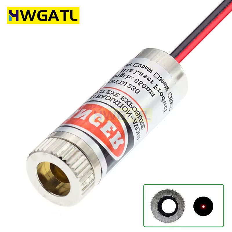 650nm 5mW จุดสีแดง/สาย/โมดูลเล - Industrial Laser Diode บทวิจารณ์และราคา