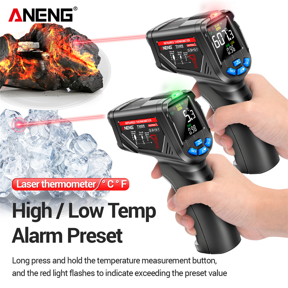 ANENG TH05 เครื่องวัดอุณหภูมิอ - Industrial Laser Temperature Gun บทวิจารณ์และราคา