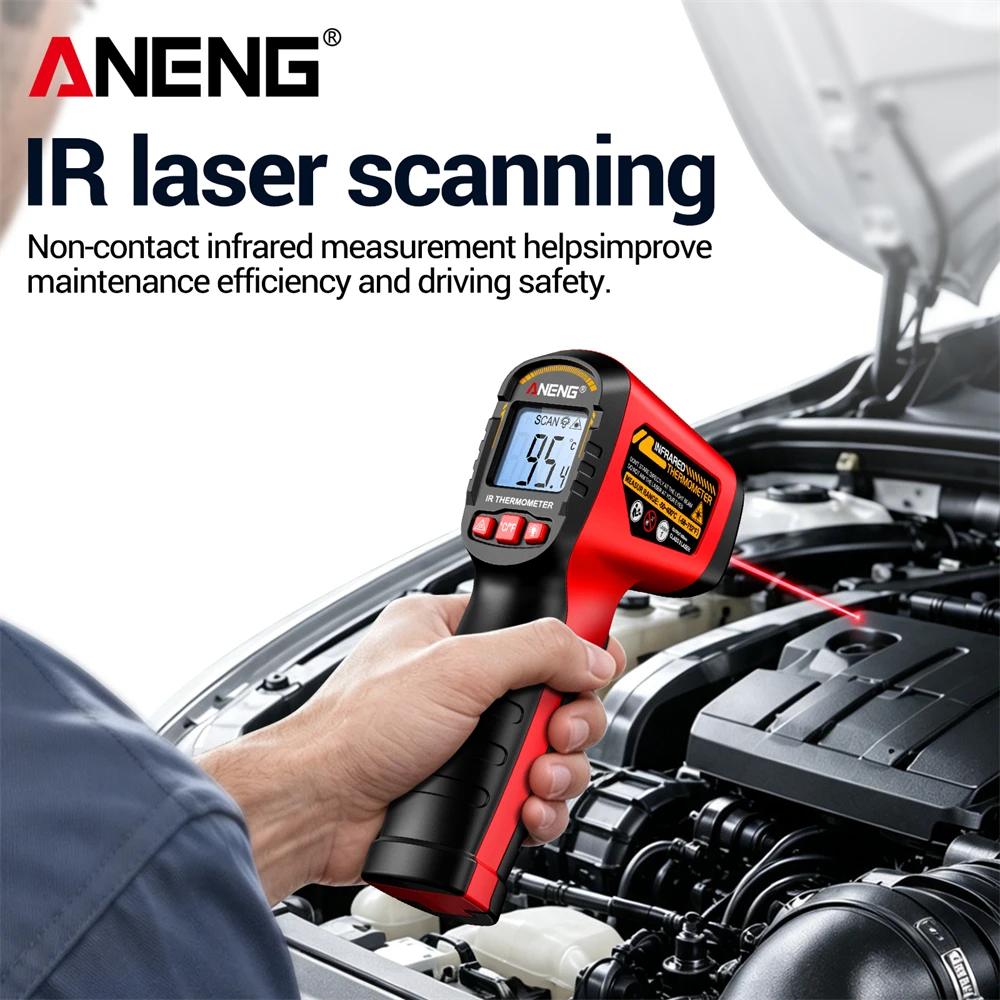 ANENG TH204 เครื่องวัดอุณหภูมิ - Industrial Laser Temperature Gun บทวิจารณ์และราคา