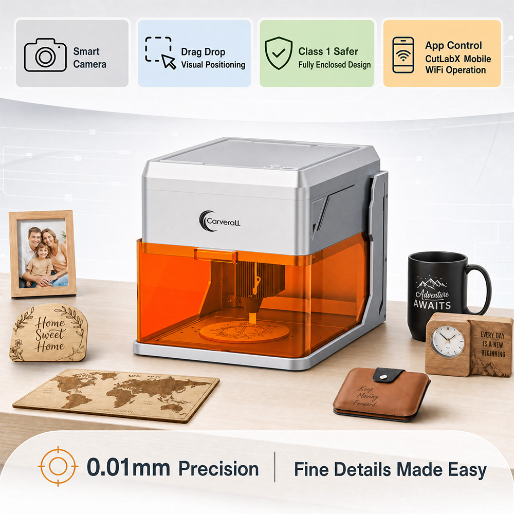 เครื่องแกะสลักเลเซอร์ Carveral - Industrial Laser Engraver For Metal บทวิจารณ์และราคา