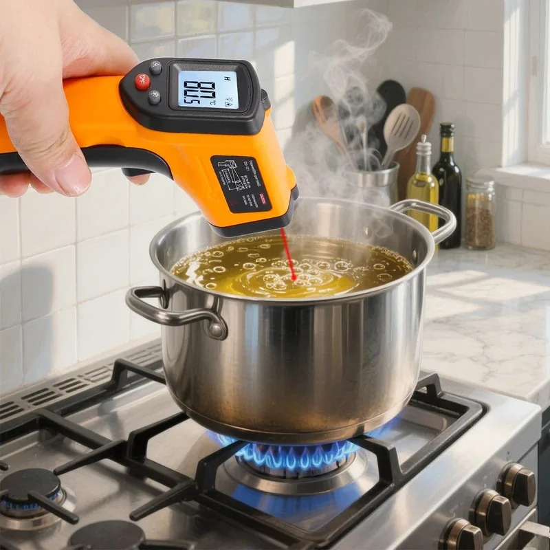 เครื่องวัดอุณหภูมิอินฟราเรดแบบ - Industrial Laser Temperature Gun บทวิจารณ์และราคา