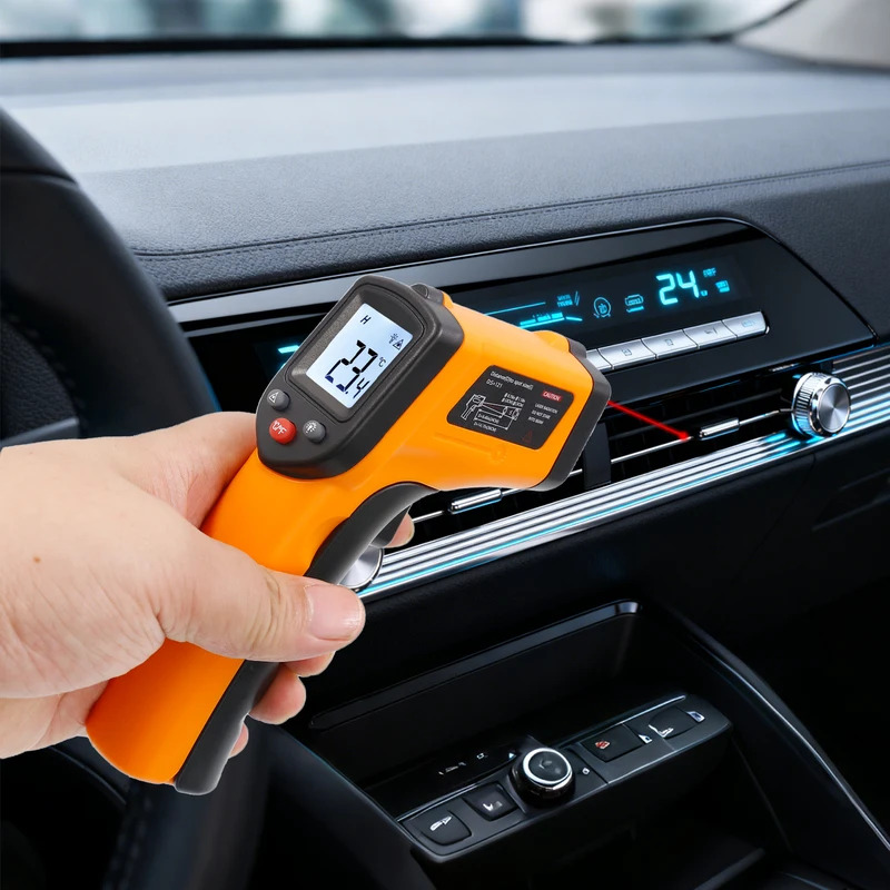 เครื่องวัดอุณหภูมิอินฟราเรดแบบ - Industrial Laser Temperature Gun บทวิจารณ์และราคา