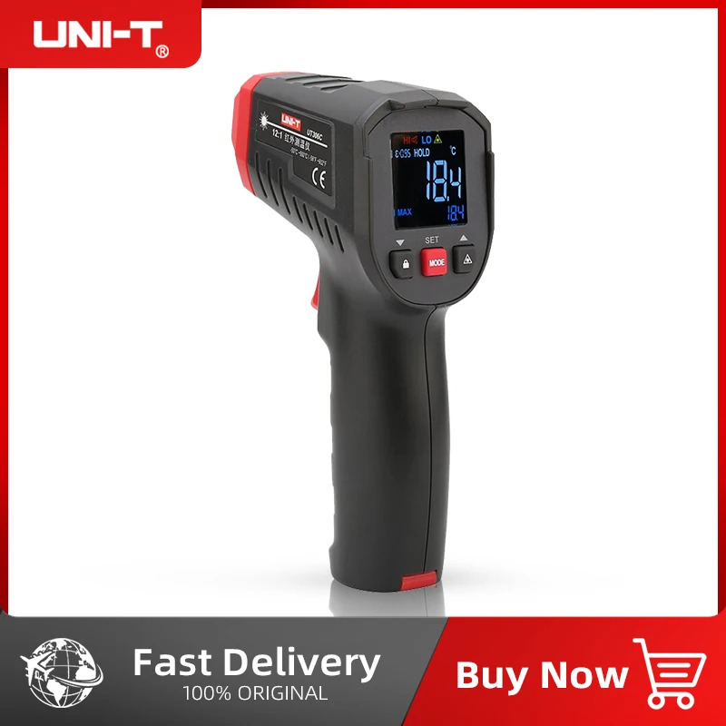 UNI-T เครื่องวัดอุณหภูมิแบบดิจ - Industrial Laser Temperature Gun บทวิจารณ์และราคา
