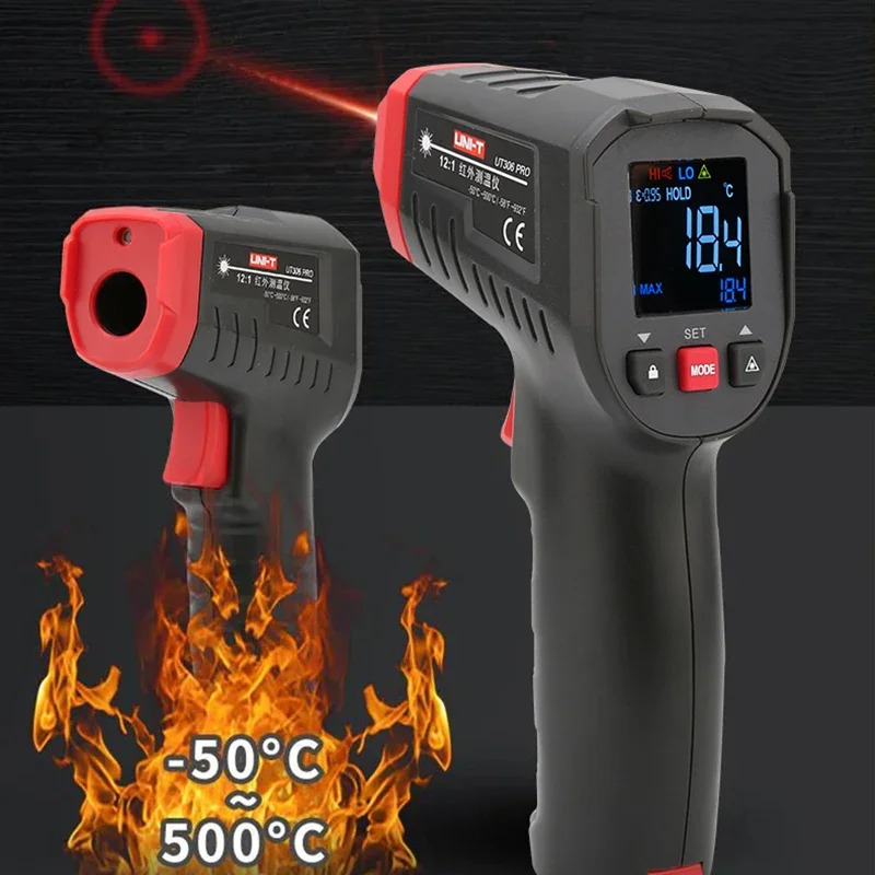 UNI-T เครื่องวัดอุณหภูมิแบบดิจ - Industrial Laser Temperature Gun บทวิจารณ์และราคา